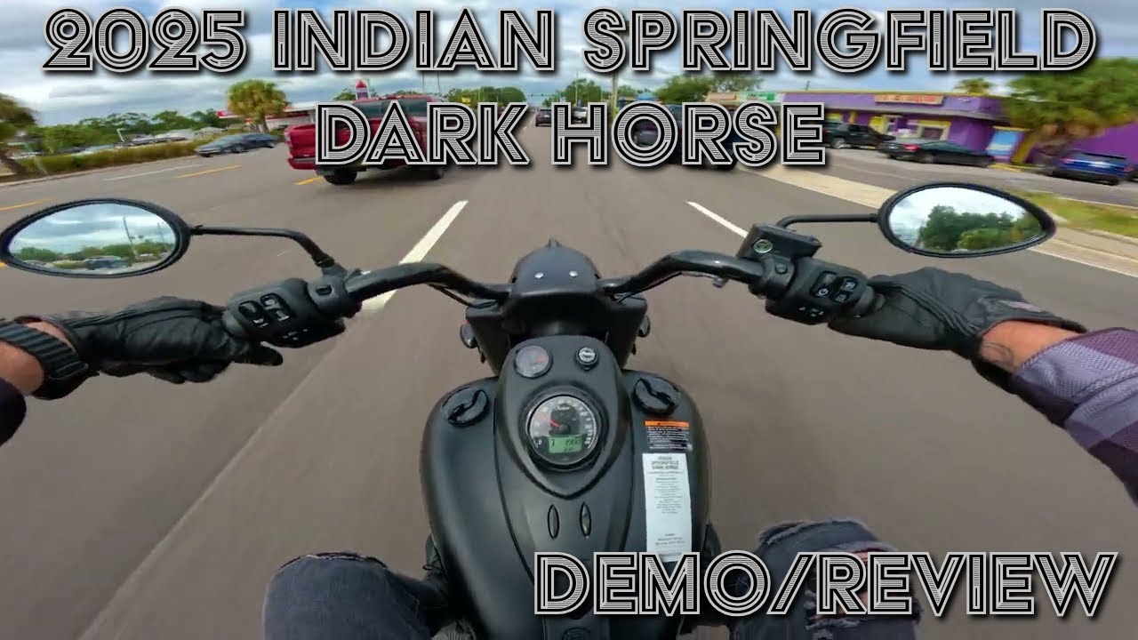 Тест-драйв Indian Springfield Dark Horse 2025 года (обзор Tall Rider)