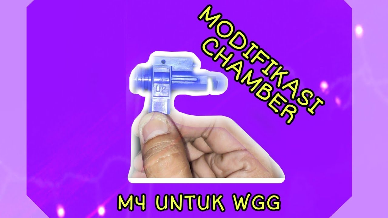 CHAMBER PART !!! CARA MUDAH KONVERSI PART CHAMBER AEG M4 UNTUK BAHAN KONVERSI WATER GELL BLASTER