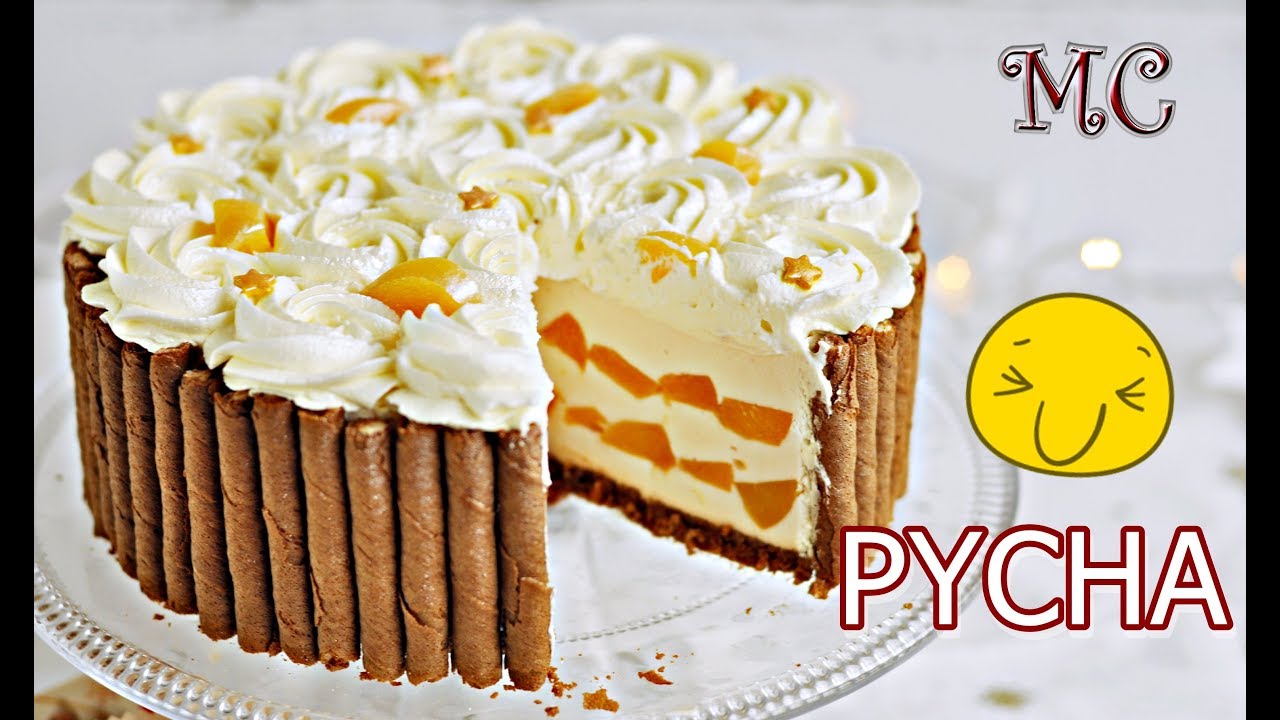 Tort Brzoskwiniowy z Jogurtem BEZ PIECZENIA – PRZEPIS – Mała Cukierenka
