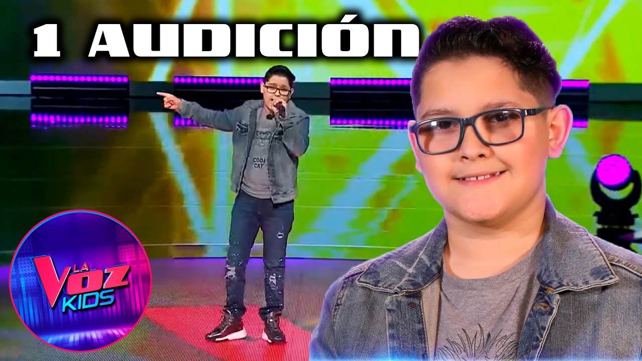 Migue Paredes - Invéntame - La Voz Kids 2022 (Audición)