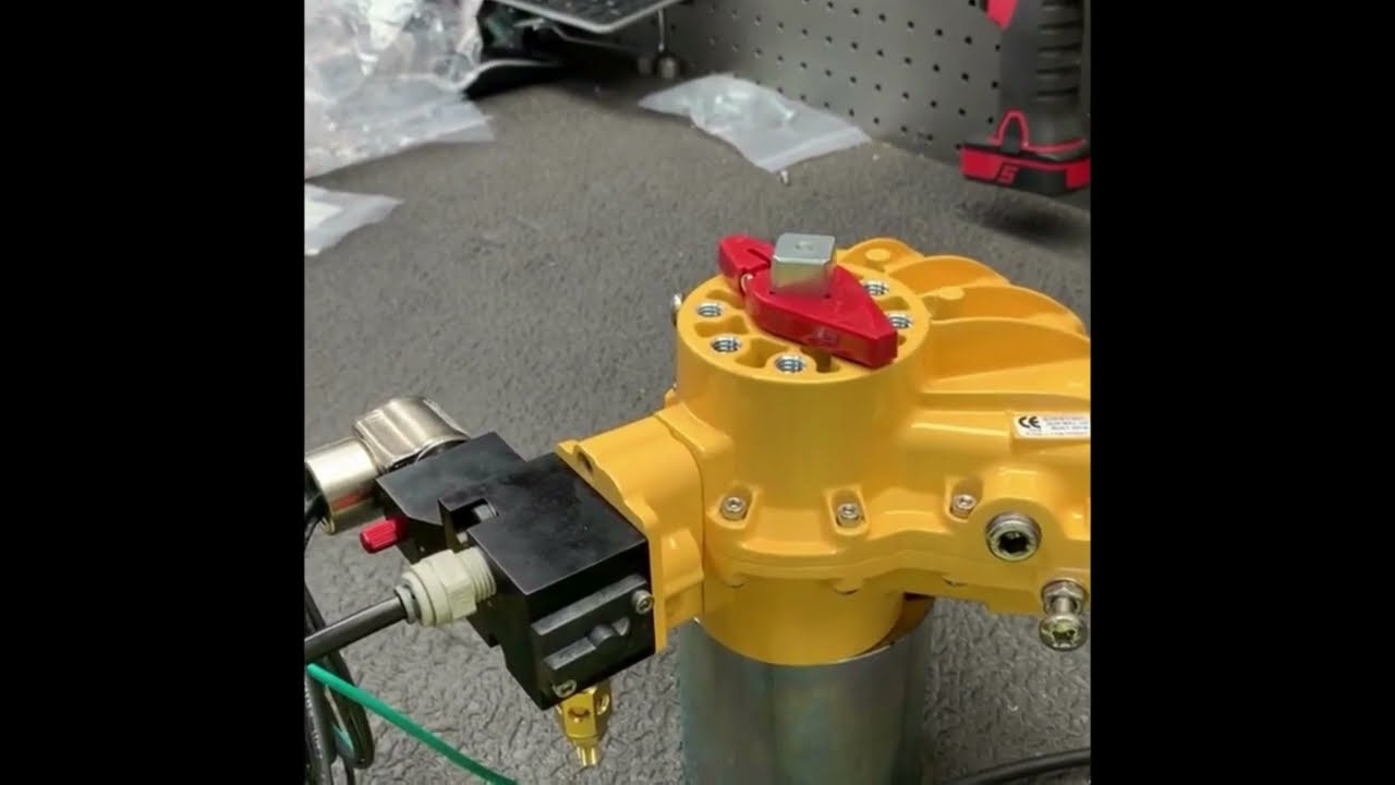 Demonstration of NAMUR Mount Solenoid Valve with Manual Bypass Option on Kinetrol Actuator