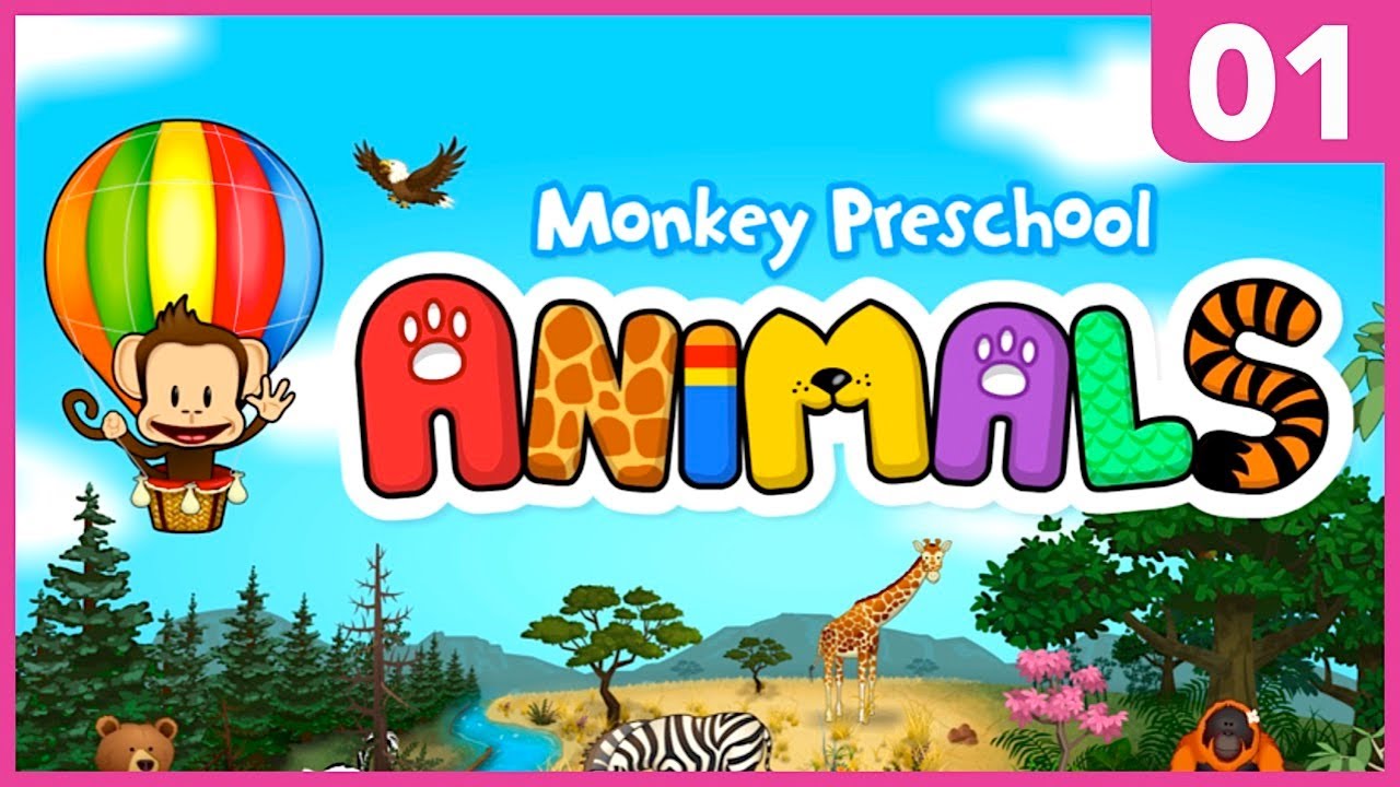Monkey Preschool Animals Gameplay #1 | Learn Animals, Birds, Sea Creatures (Artic and America)