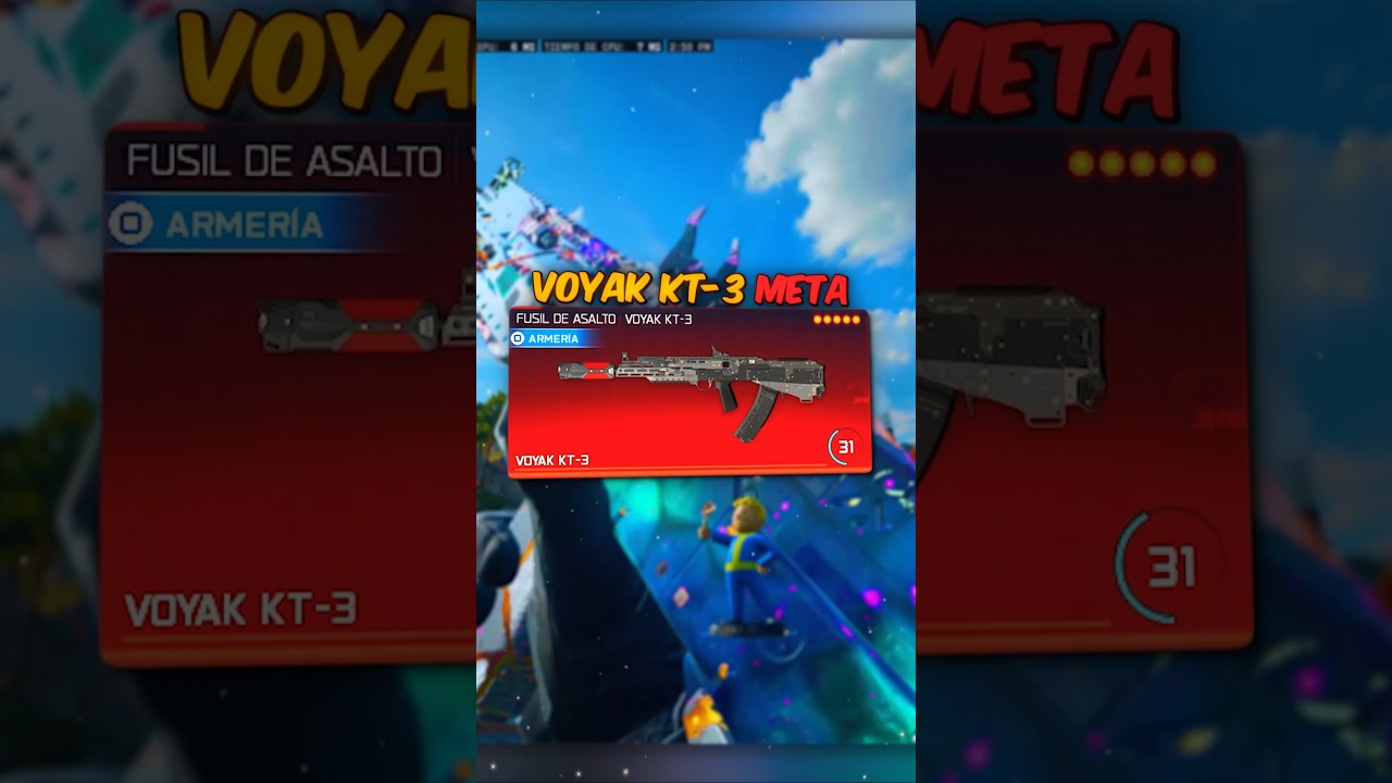 El NUEVO FUS1L VOYAK KT-3 es el META ABSOLUTO en Warzone 😱 #shorts #warzonemeta #rebirthisland #cod