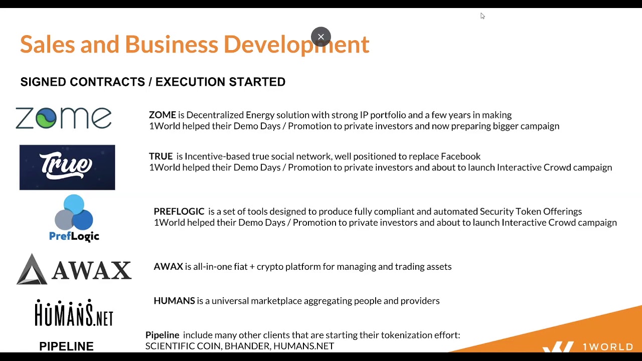 1World Online Progress Update December Webinar