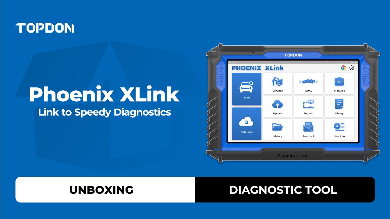 TOPDON Phoenix XLink |  Unboxing | Link to Speedy Diagnostics