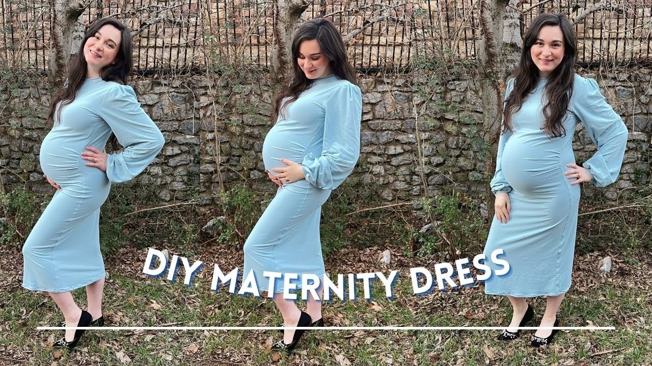 DIY MATERNITY DRESS | How to Make a Stretchy Dress