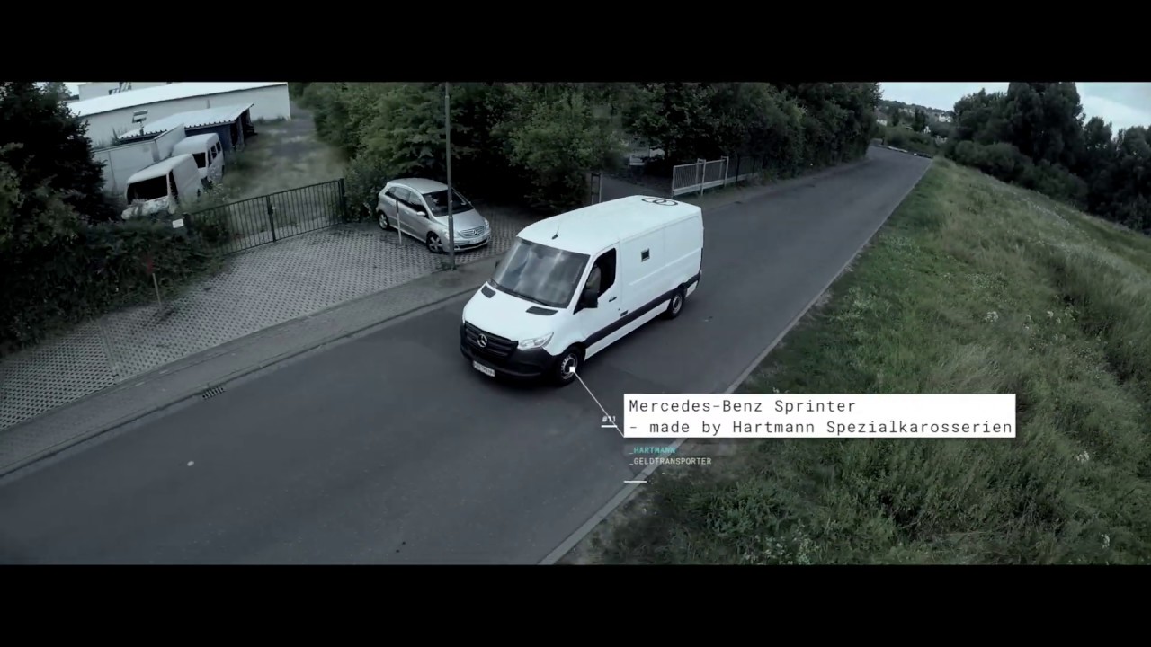 Geld- und Werttransporter auf Basis des Mercedes-Benz Sprinter VS30