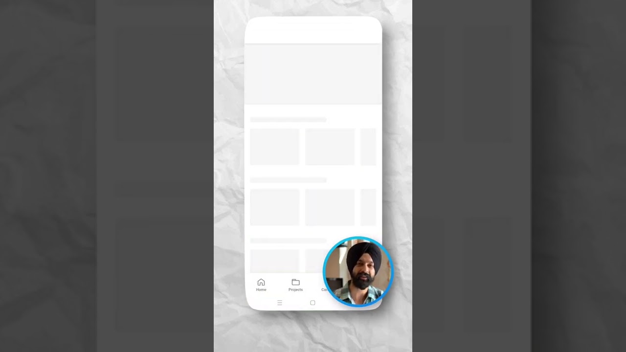 Job Resume / Biodata in Canva mobile app