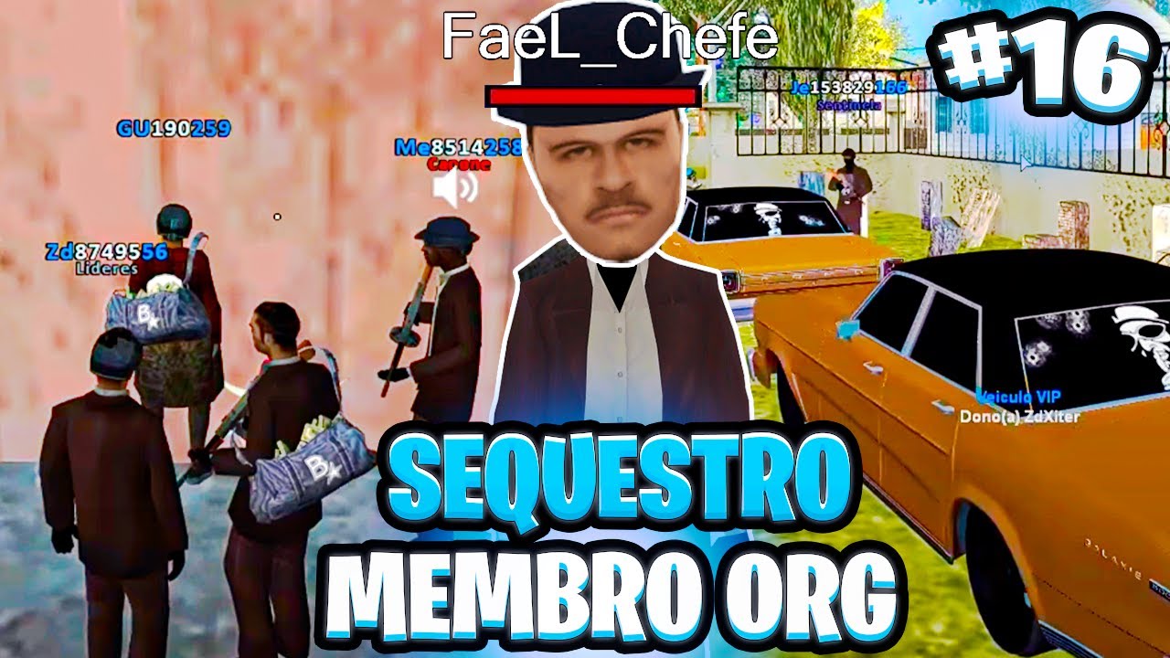DONO DO MORRO #16 | SEQUESTRO INSANO EM 2 MEMBROS DE ORGANIZAÇÃO - GTA SAMP RP