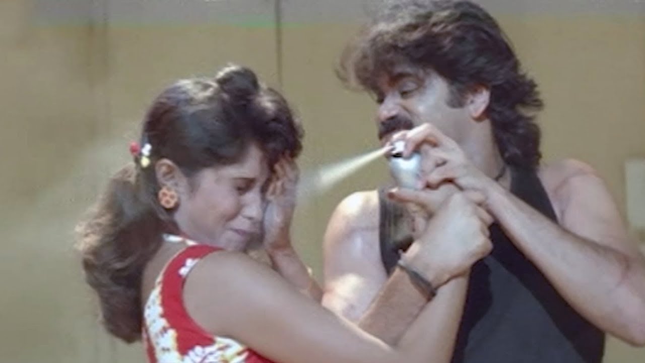 Nagarjuna Spraying Anesthetic On Ramya Krishna Scene || TFC Comedy Time