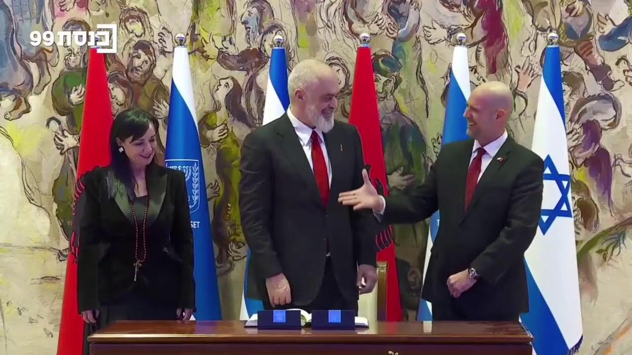 📍Jeruzalem, Izrael – Ceremonia e pritjes nga Kryetari i Knesset,