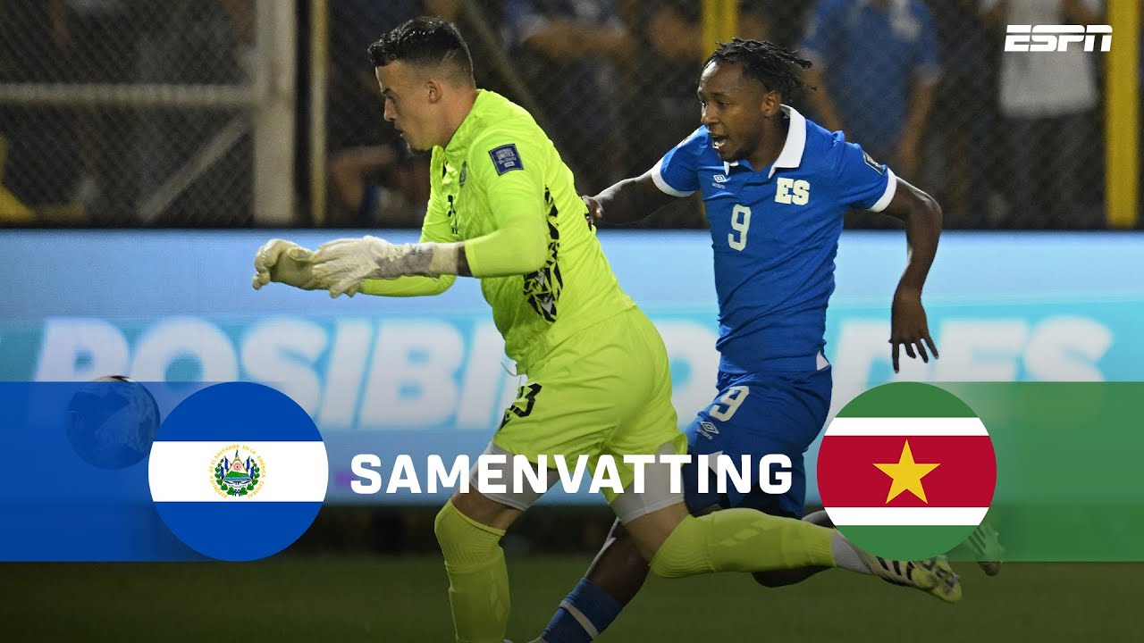 EEN LATE TREFFER brengt BESLISSING in SPANNEND DUEL!⚔️ | Samenvatting El Salvador - Suriname🇸🇷