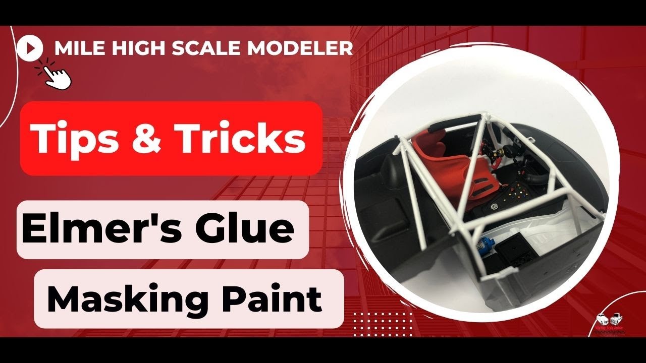 Using Elemer's White Glue as a Paint Mask - How To Video!!!