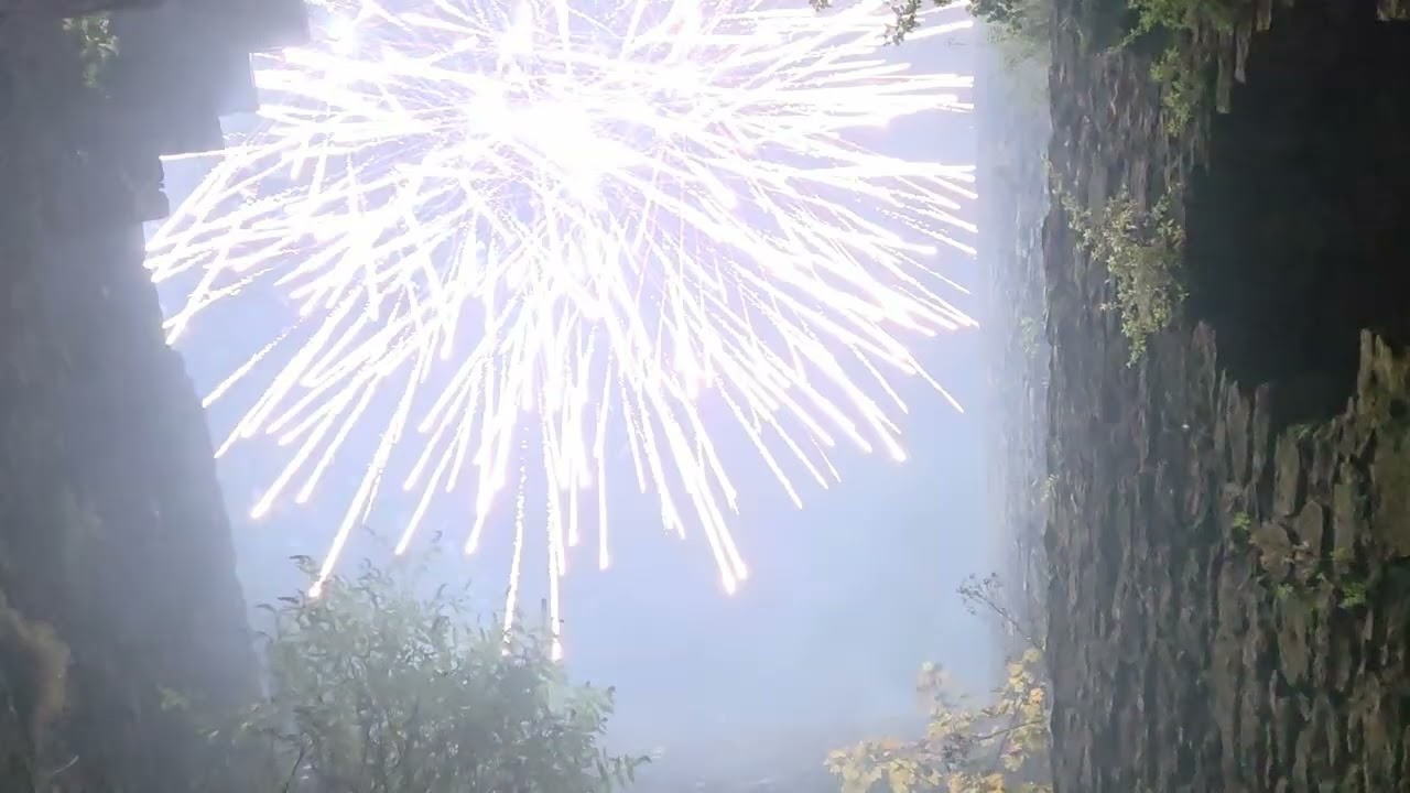 Clitheroe castle fireworks display, last minute 