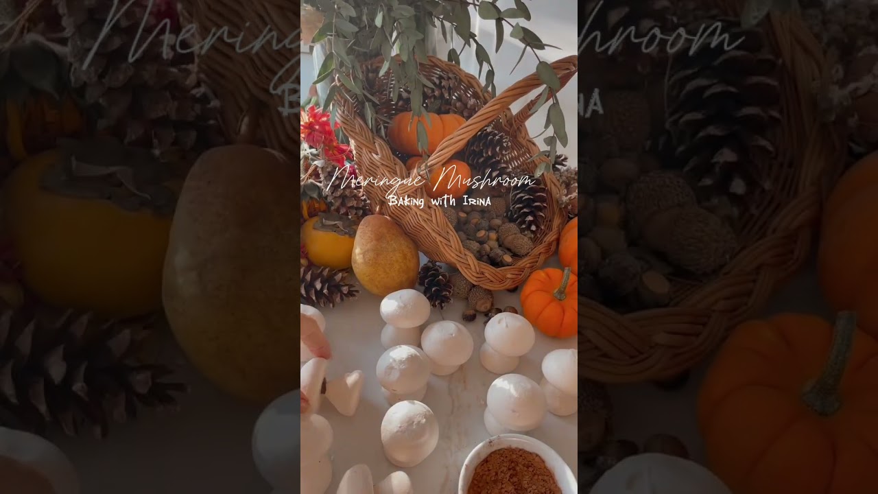 RECIPE- Meringue Mushroom