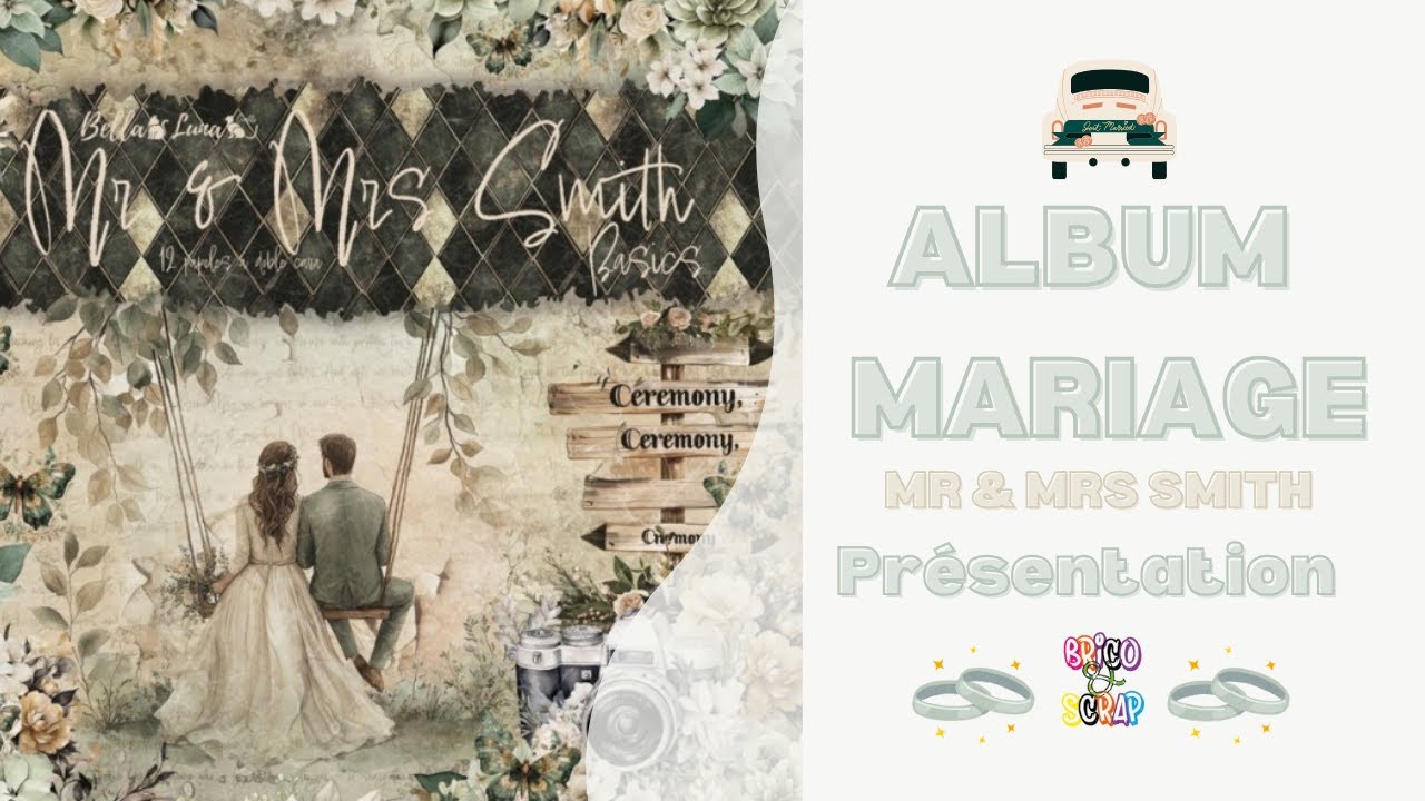 👰🤵 MR & MRS SMITH – [ ALBUM POP UP  ] PRÉSENTATION #scrapbooking #album #scrap
