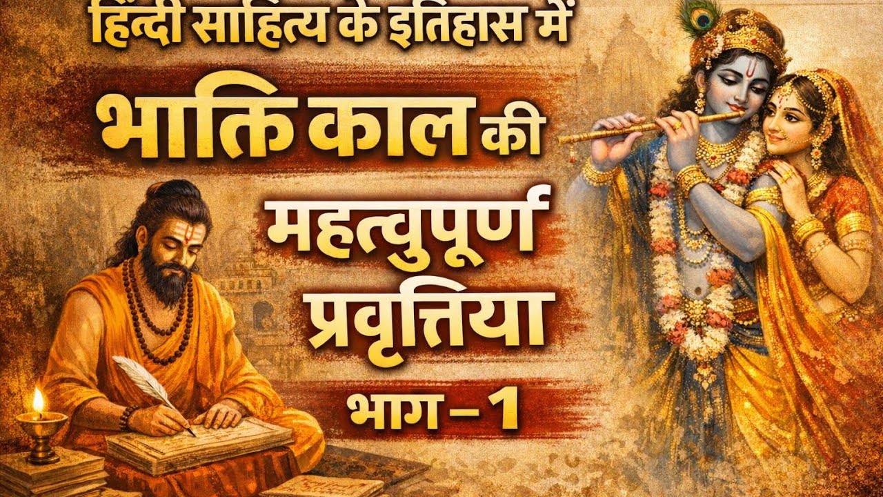 भक्तिकाल की महत्वपूर्ण प्रवृत्तियाँ | Hindi Sahitya Bhakti Kal | RPSC / NET / REET Special Lecture