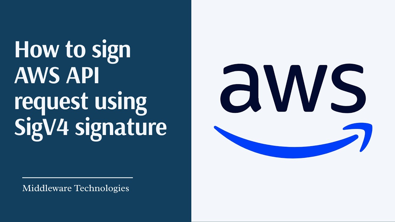 How to sign AWS API request using SigV4 signature