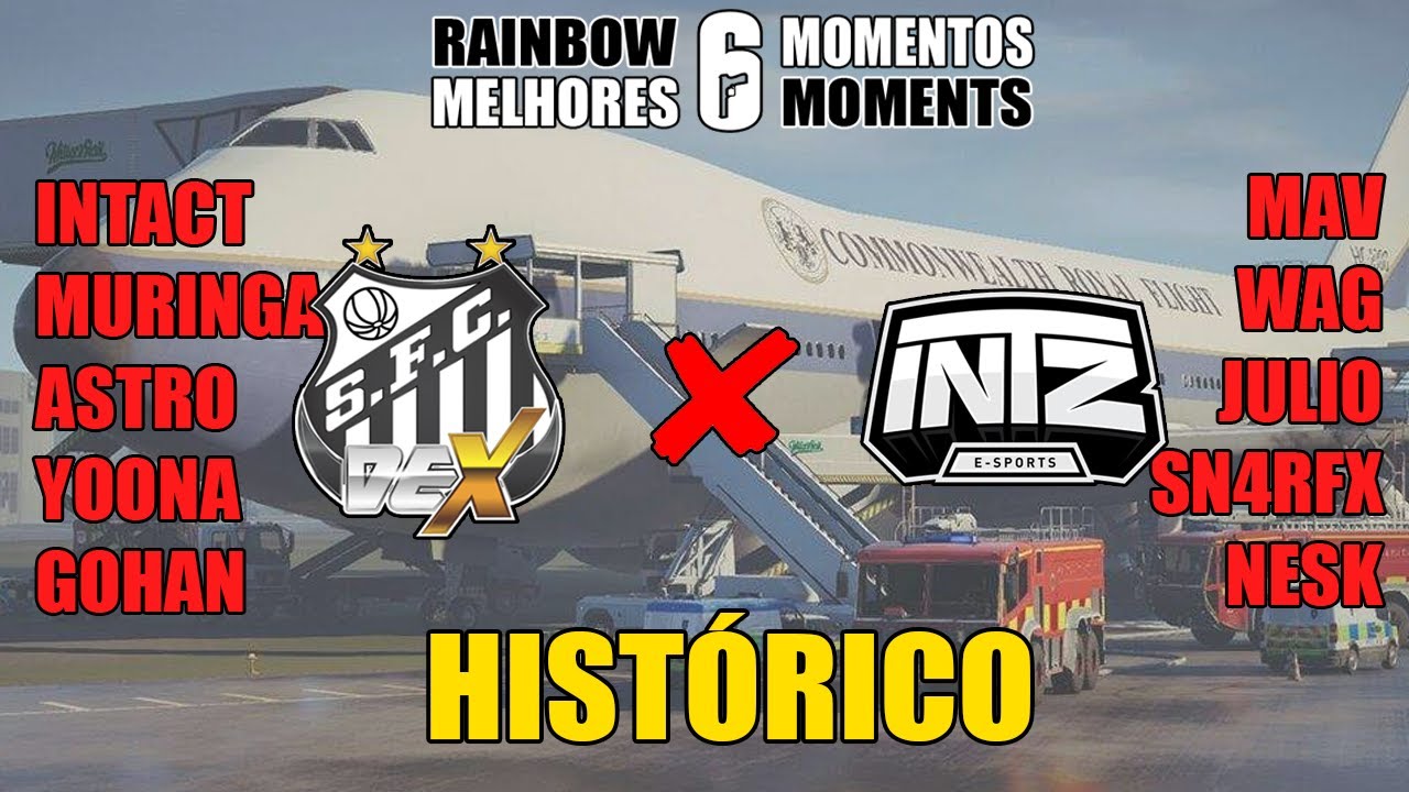 A MAIOR RIVALIDADE DO R6 - SANTOS DEX x INTZ FINAL ELITE SIX S02 MELHORES MOMENTOS - NOSTALGIA R6