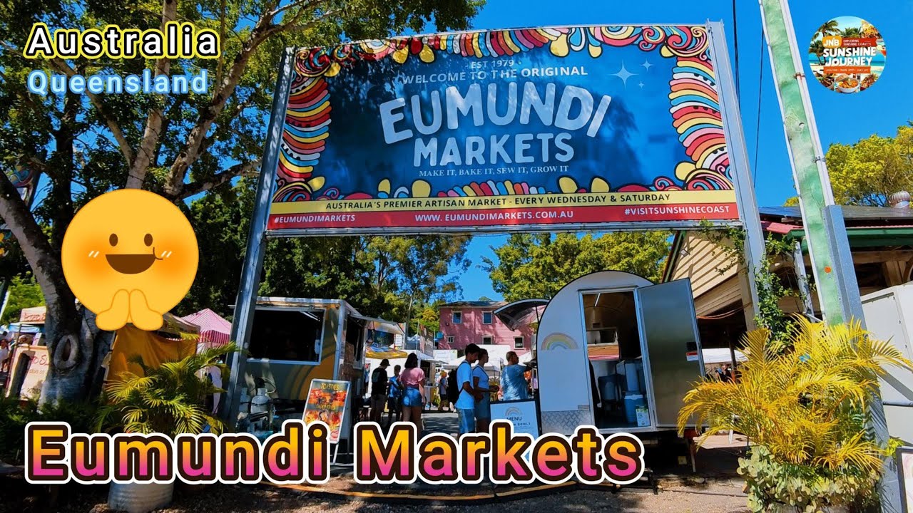 🔆 Exploring Eumundi Markets | The Best Morning Market on the Sunshine Coast!  探索尤蒙迪市集 | 陽光海岸最棒的早市