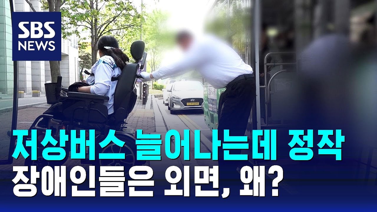 저상버스 늘어나는데 정작 장애인들은 외면, 왜? / SBS