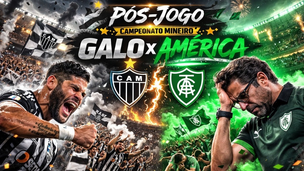 ⚽ AOVIVO PÓS-JOGO GALO X AMERICA CAMPEONATO MINEIRO ⚽
