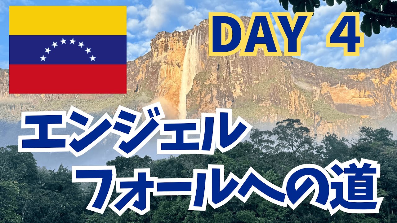 【ベネズエラ🇻🇪】水量MAX！雨の後にだけ見られる姿！エンジェルフォール激流バージョンDay4