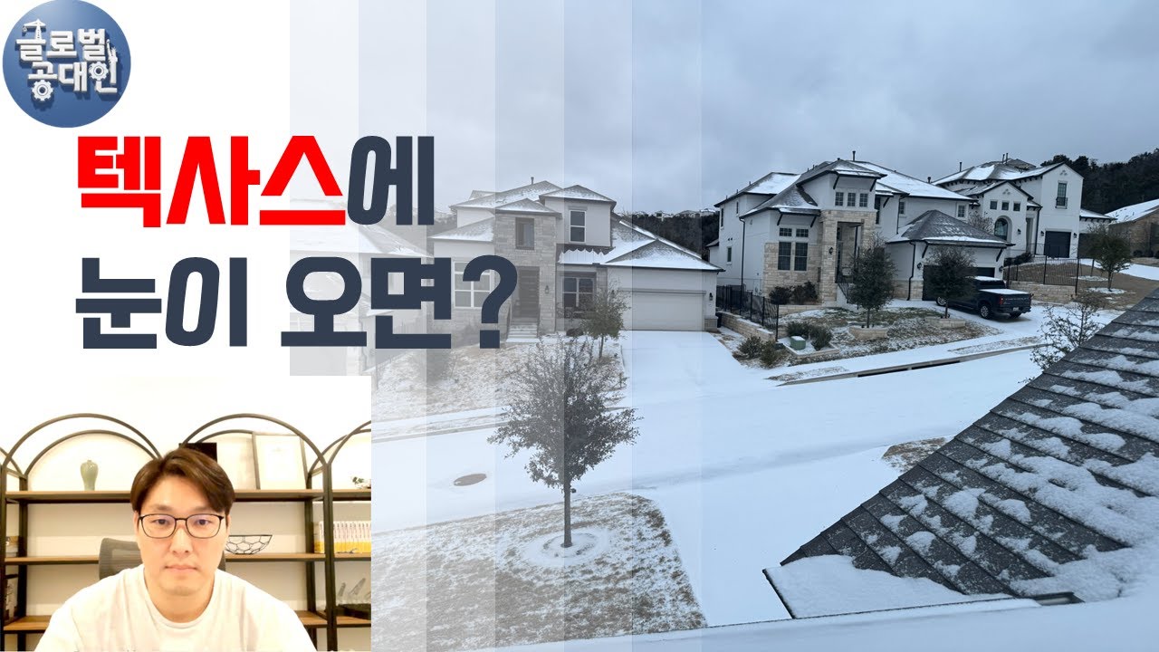 텍사스에 눈이 오면? 미국에 엄청난 한파가 왔다는데...