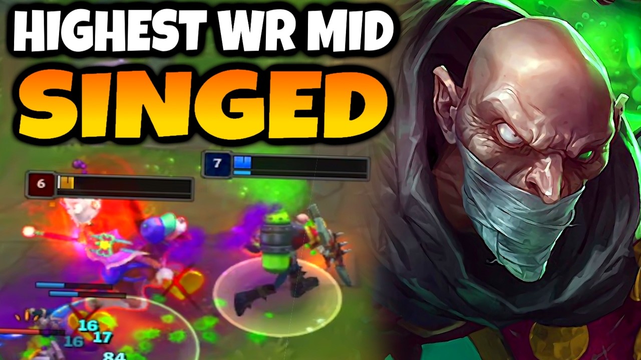 SINGED MID is the HIGHEST WINRATE MID?!