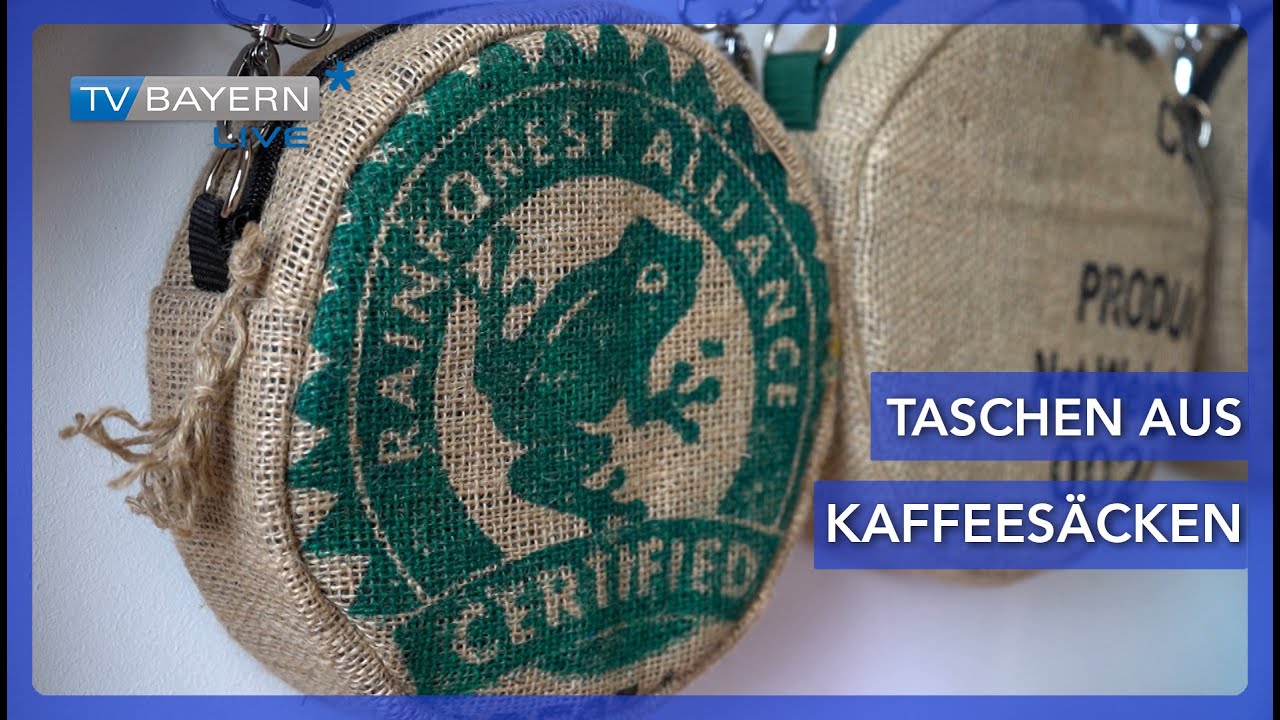 Taschen aus Kaffeesäcken - Upcycling handmade in Bayern