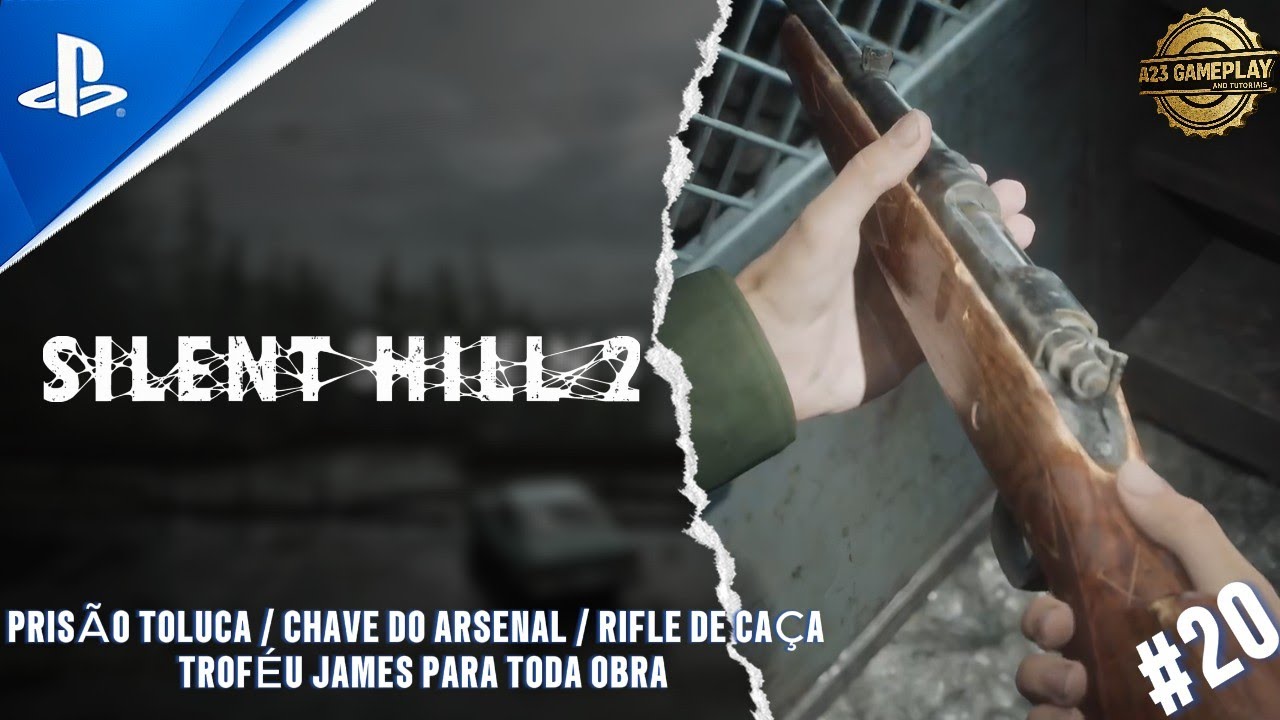 SILENT HILL 2: PRIS&Atilde;O TOLUCA / CHAVE DO ARSENAL / RIFLE DE CA&Ccedil;A /  TROF&Eacute;U JAMES PARA TODA OBRA