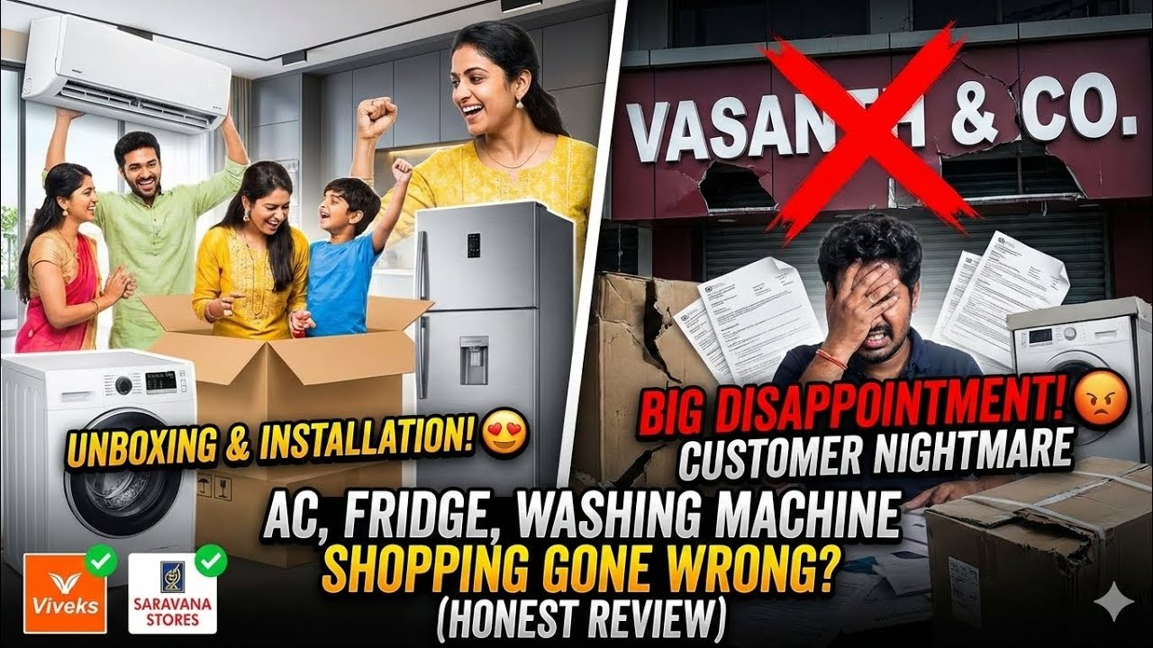DON’T Buy Home Appliances Before Watching This! We Spent ₹2 Lakhs ❌ Vasanth & Co. Reality Check 😡 