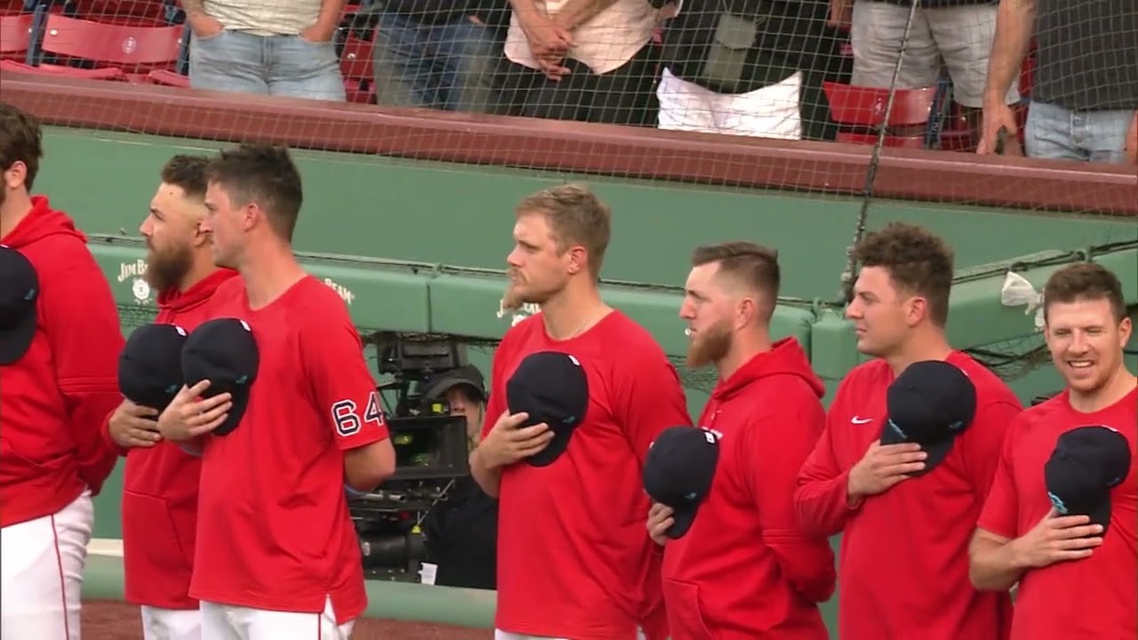 Aric B. Performs National Anthem at Fenway Park (Red Sox vs. Yankees Game)