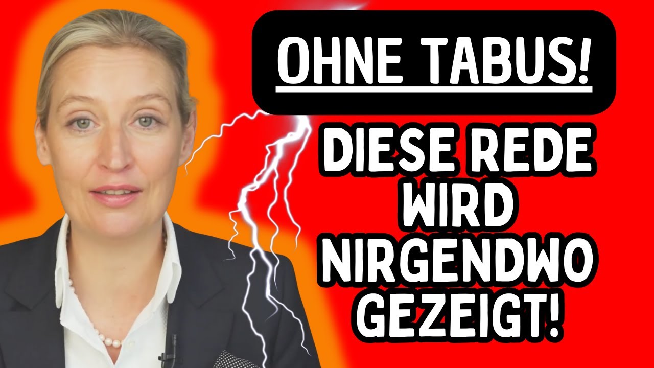 💥Neue Skandal-Rede von Weidel schockt alle: Die B&uuml;rger werden hinters Licht gef&uuml;hrt // Alice Weidel