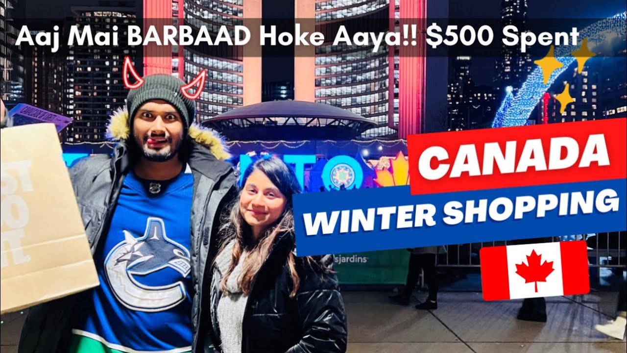 Canada Winter Shopping | Jacket & Shoes | $500 Spent