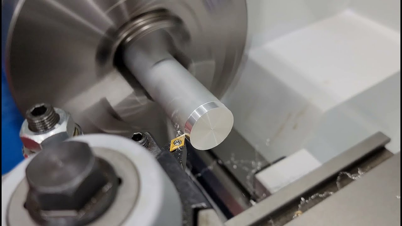 First Cuts on the Precision Matthews Lathe Model 1127VF-LB