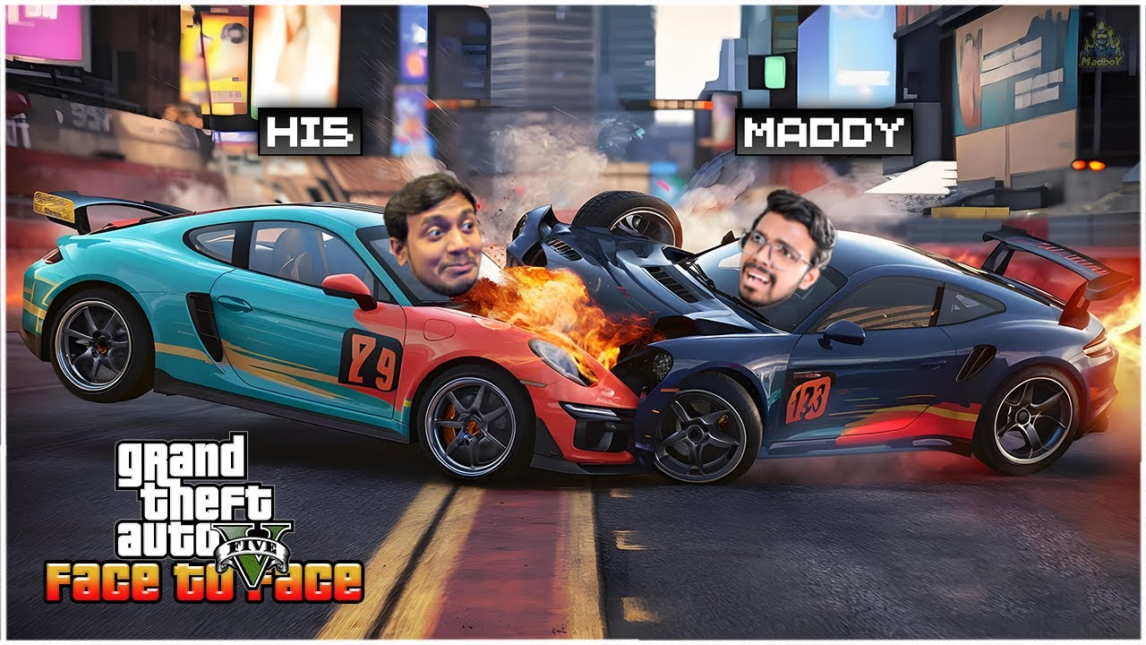 FACE TO FACE (GTA 5 Funny Moments) | GTA 5 | in Telugu