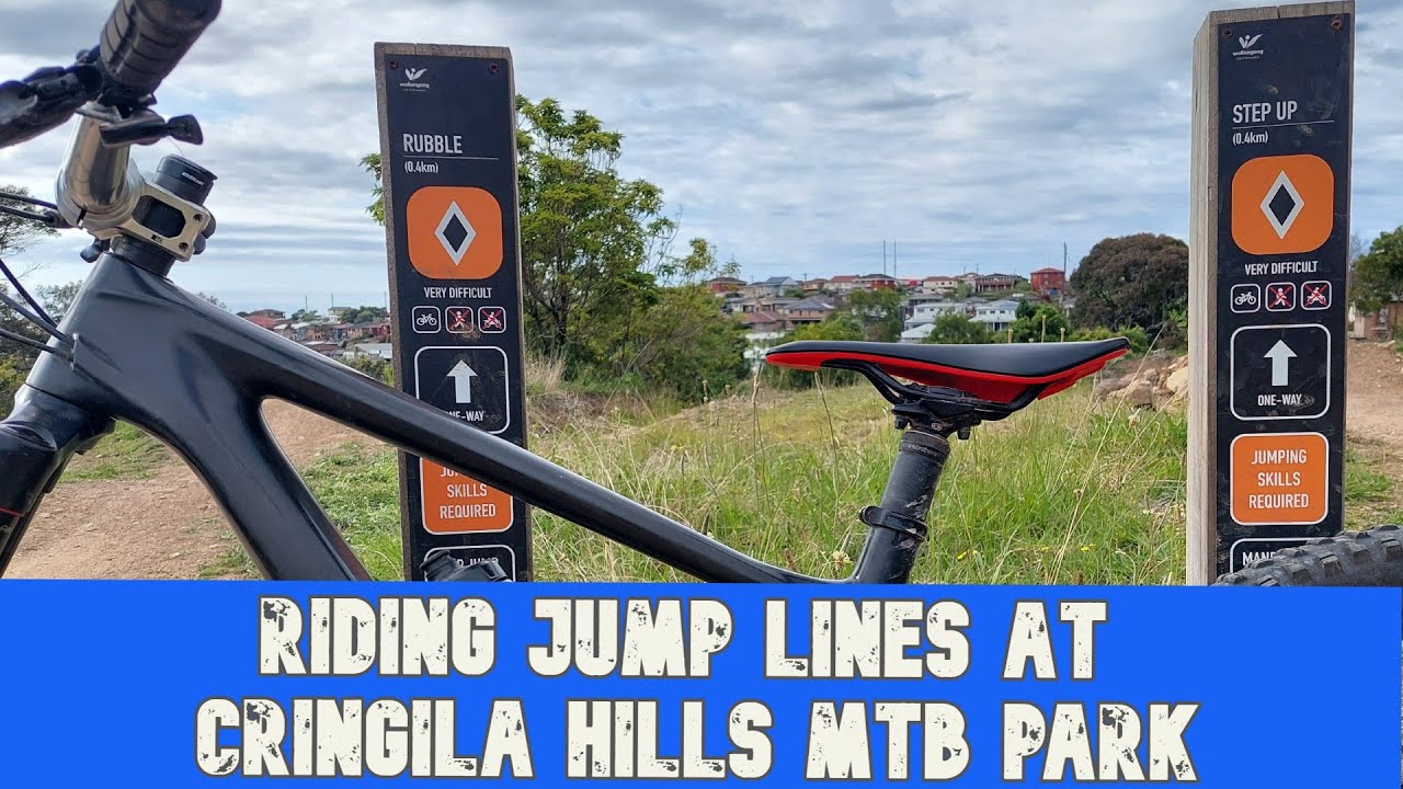 MTB | Riding Jump Lines at Cringila Hills Mountain Bike Park