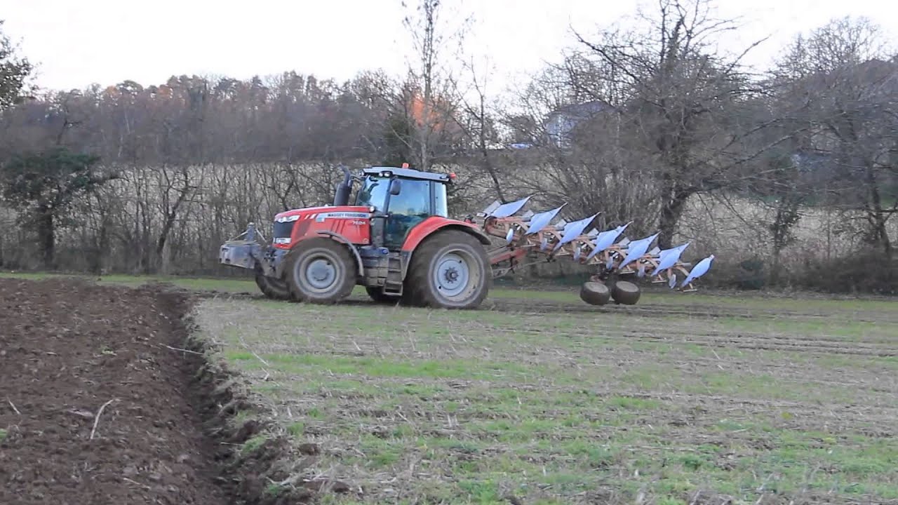 Massey Ferguson 7624 & GB 6 socs
