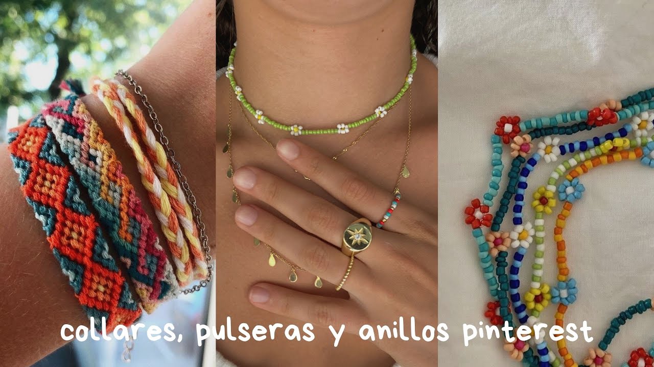 pulseras y collares aesthetic verano