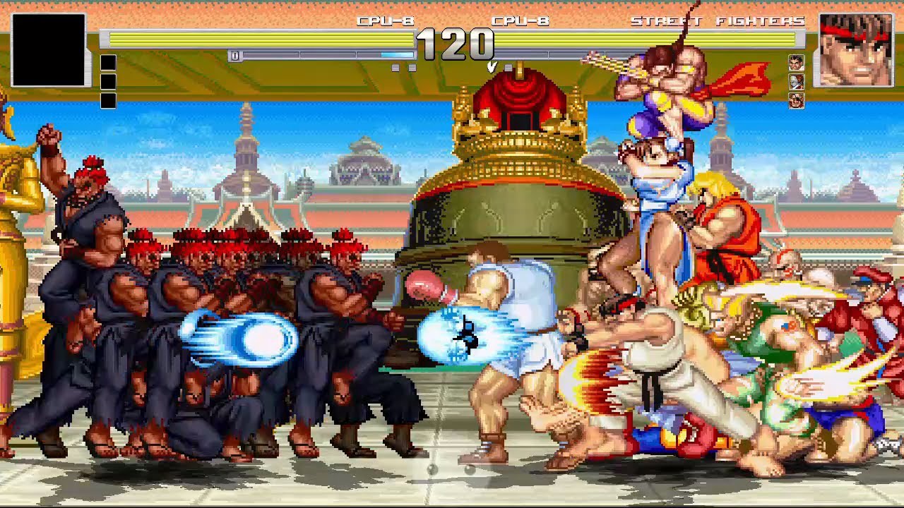 『８人豪鬼』vs『四天王＋ストリートファイター2』復讐の時は来た！Eight Akumas vs. The Shadaloo + Street Fighter II