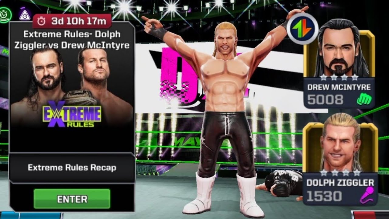 WWE Mayhem Extreme Rules Dolph Ziggler Vs Drew McIntyre