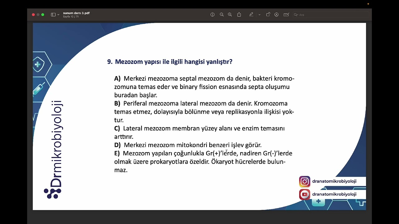 TUS MİKROBİYOLOJİ-TUS ÖNCESİ SORULARLA ULTRA HIZLI TEKRAR DERS-3 (AŞILAMA, M.O ve ANTİBİYOTİKLER)