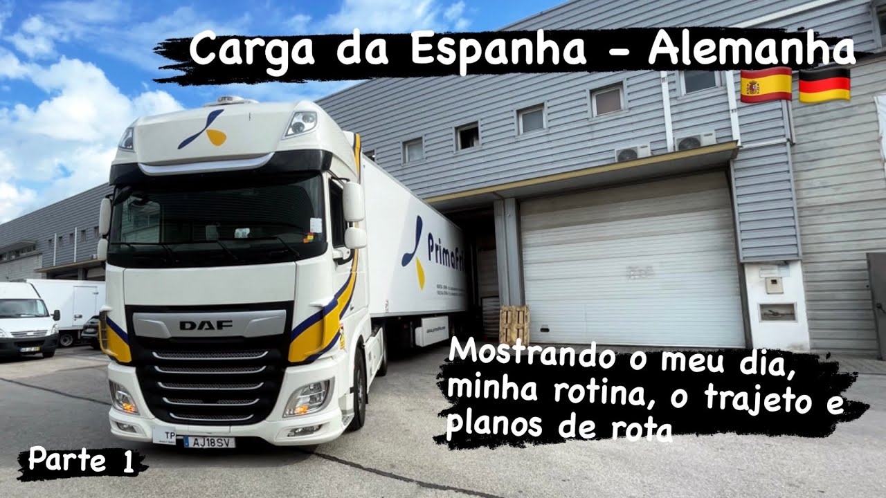 Viagem da Espanha a Alemanha - minha rotina, dia a dia, planos de rota - Parte 1