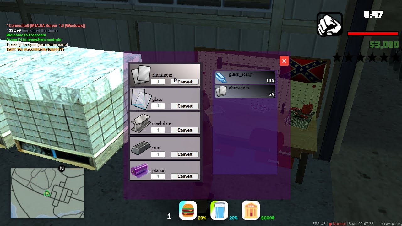 [MTASA]  * Recycle Job script