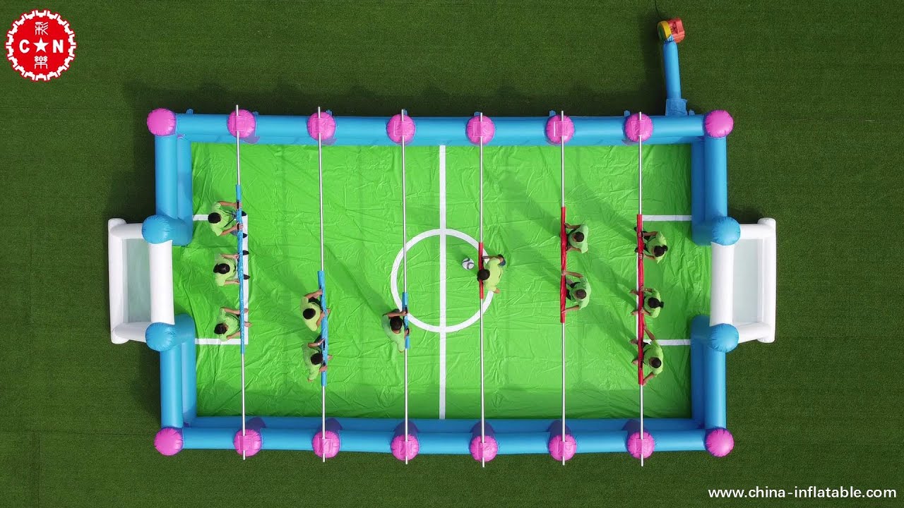 Human soccer field commercial inflatable football pitch game from Chinee inflatables T11-952