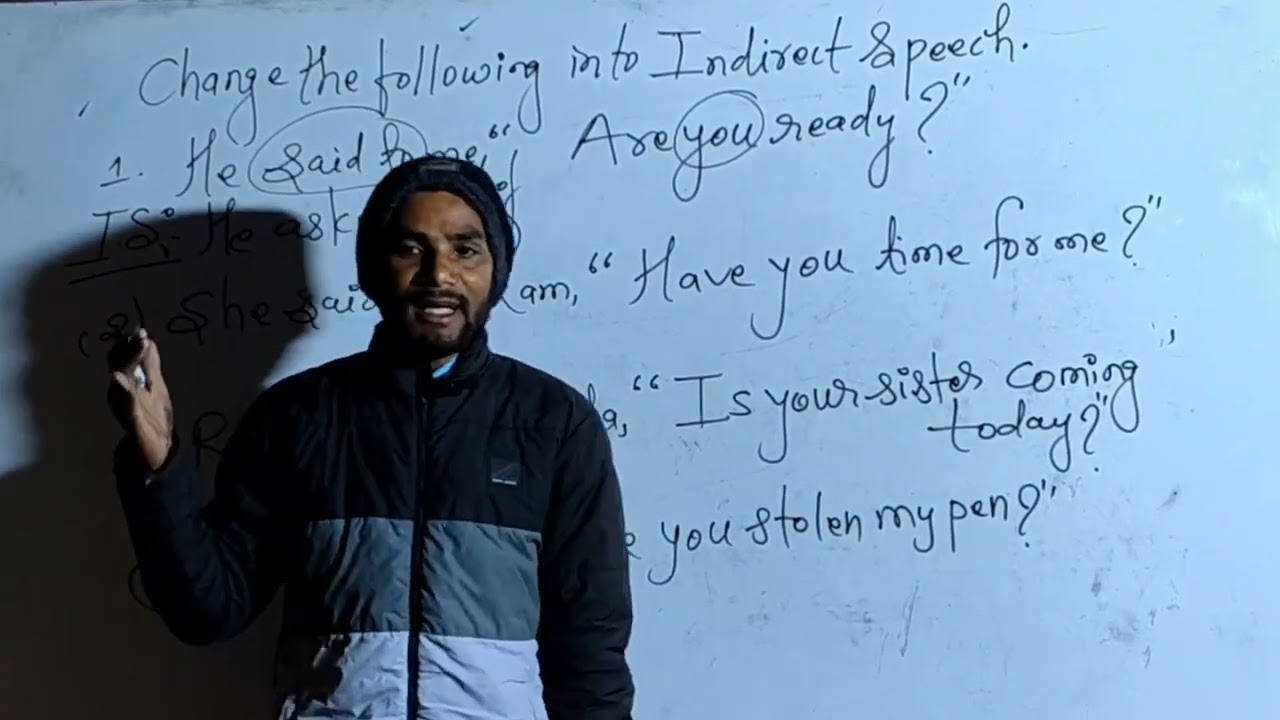 Narration Part 4 teaching by Pappu sir