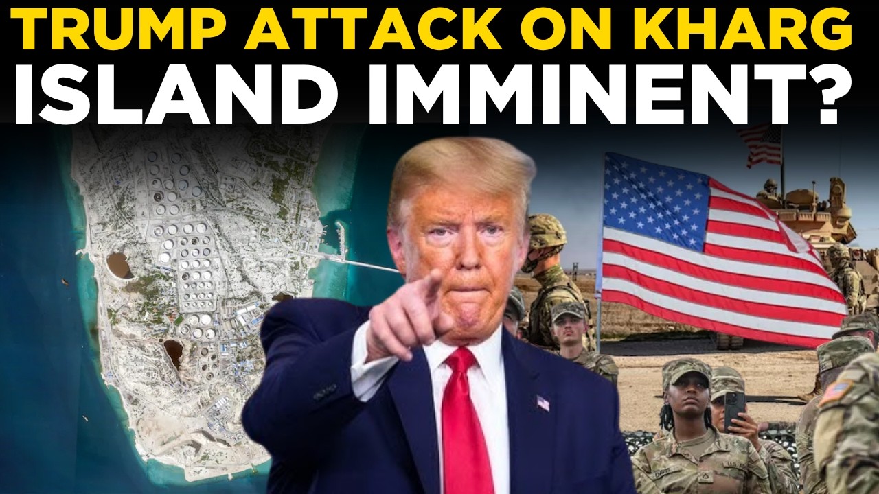 US Iran War LIVE | Iran's Oil Hub Hit: Is a U.S. Invasion of Kharg Island Next? | Israel Iran War
