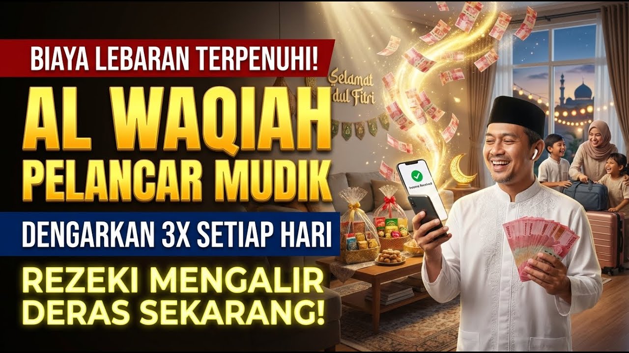AWALI HARI! Dzikir Pagi Al Waqiah Buka Pintu Rezeki Ramadhan 2026