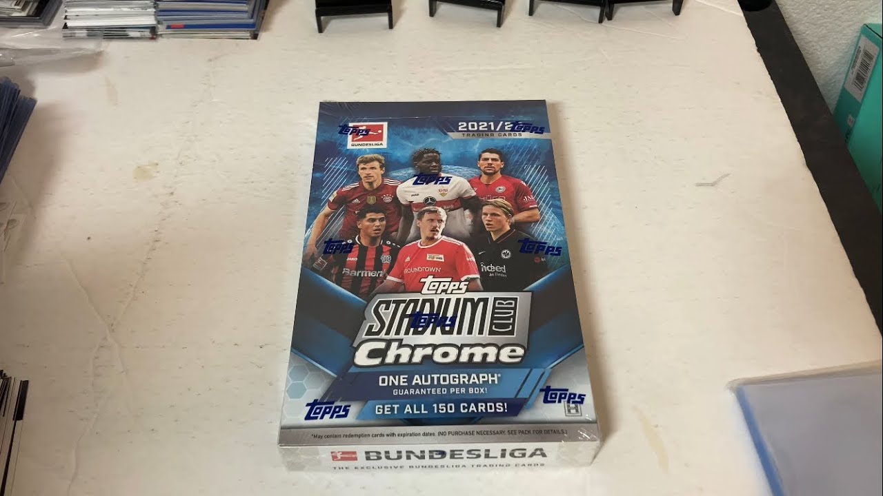 Topps Stadium Club Chrome Bundesliga 2021/22 Hobby Box Opening